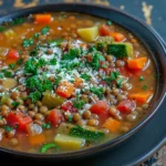 Hearty Lentil Soup With Vegetables