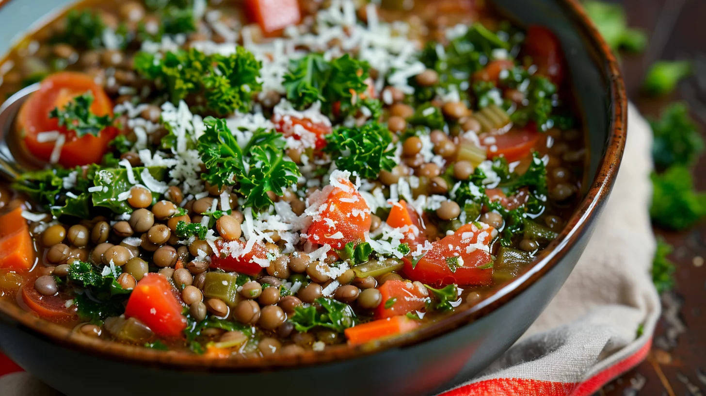 Hearty Lentil Soup With Vegetables