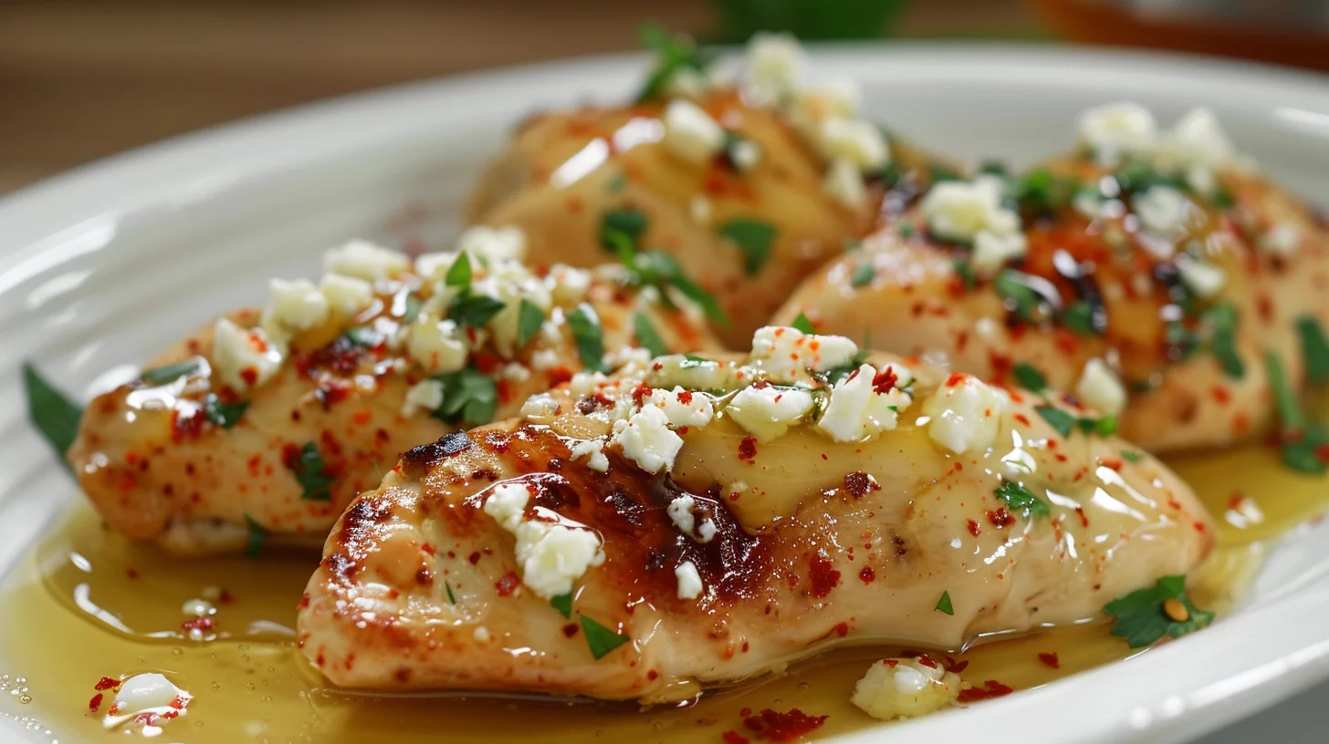 Hot Honey Feta Chicken Sweet and Spicy In 30 Minutes