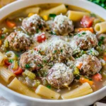 Italian Wedding Soup With Mini Meatballs