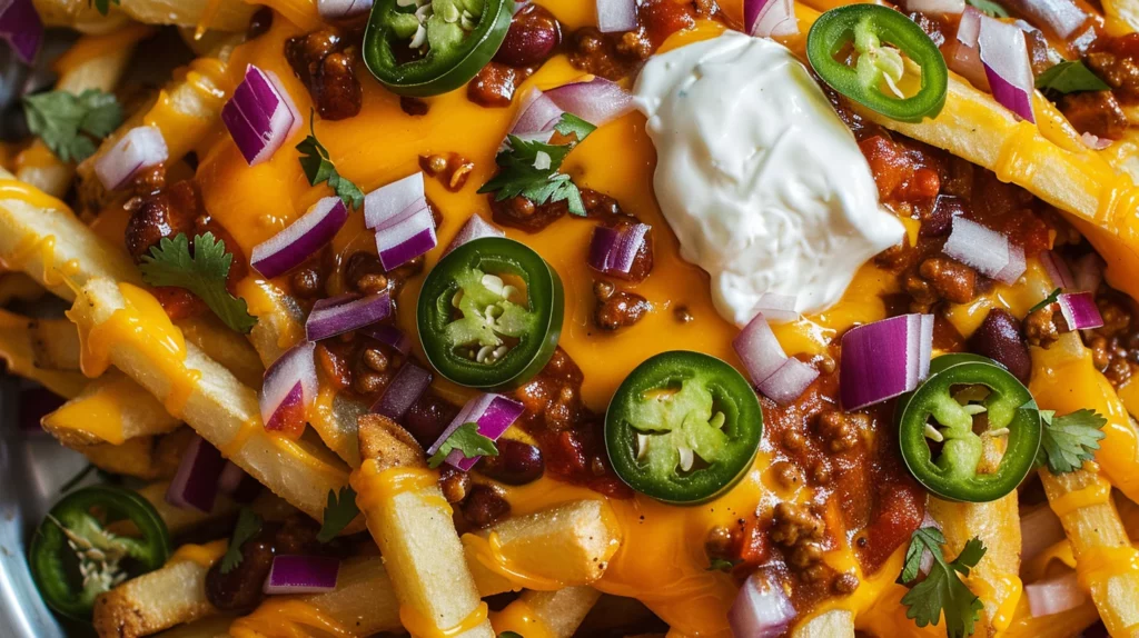 Loaded Chili Cheese Fries