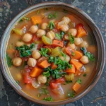 Mediterranean Chickpea Soup