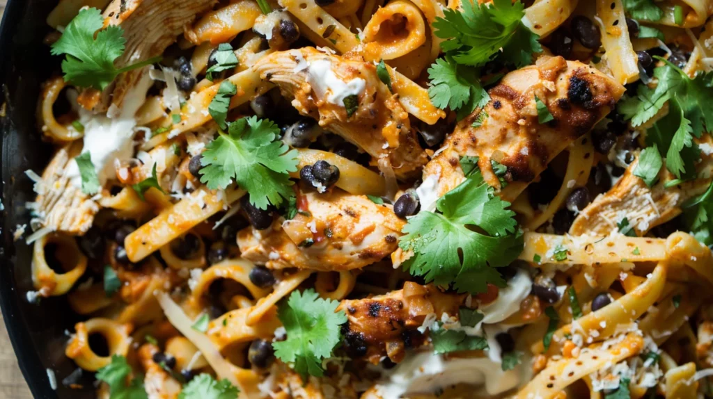 One-Pot Chicken Taco Pasta