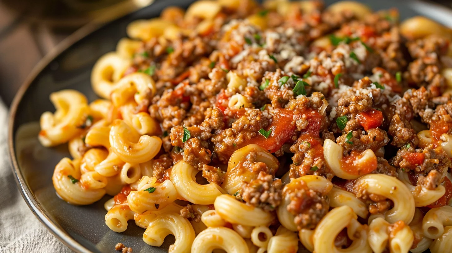 One-pot Ground Beef and Macaroni