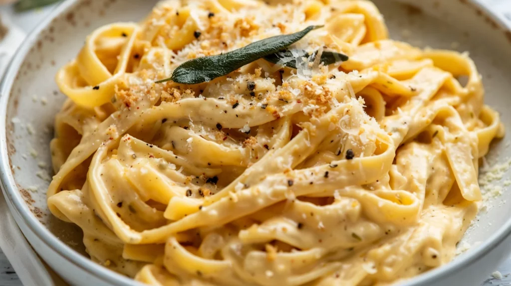 Pumpkin Alfredo Pasta