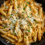 Pumpkin Chicken Pasta Bake