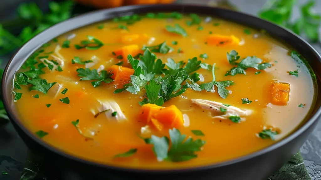 Pumpkin Chicken Soup