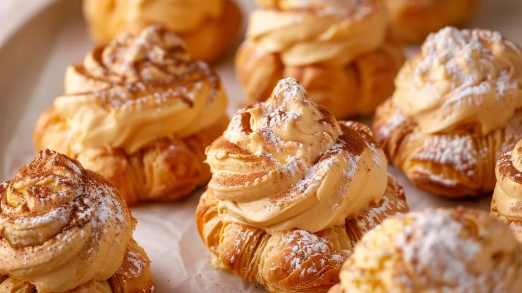 Pumpkin Cream Puffs