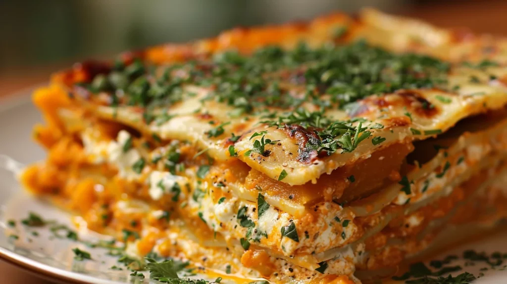 Pumpkin Lasagna