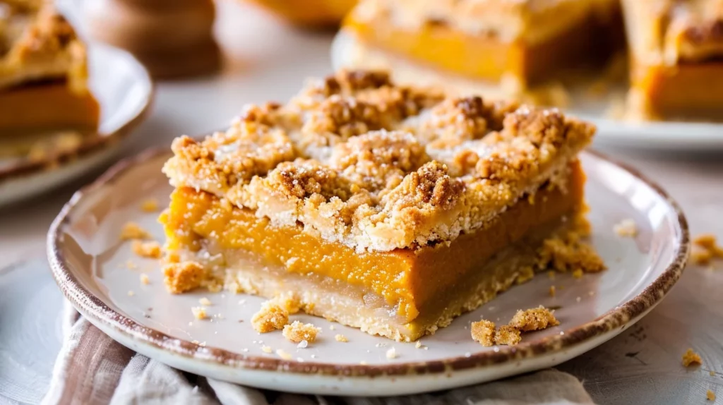 Pumpkin Pie Bars