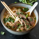 Quick Pho Style Beef Noodle Soup