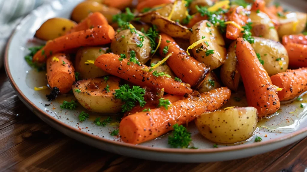 Roasted Carrots and Potatoes