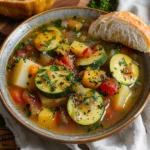Rustic Vegetable Soup From Scratch