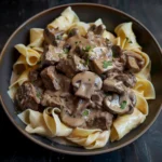 Slow Cooker Beef Stroganoff