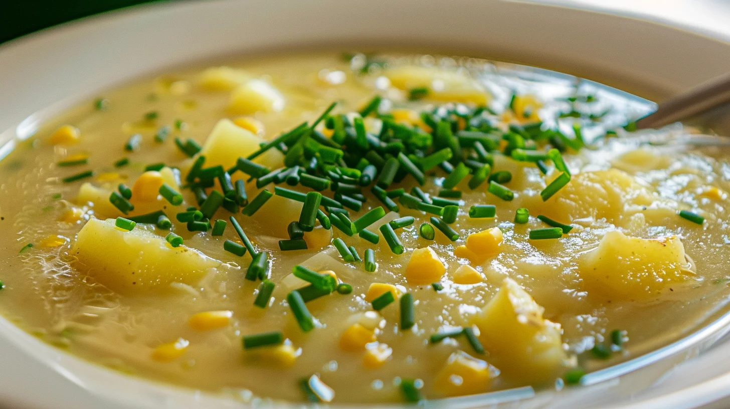 Sweet Corn and Potato Soup