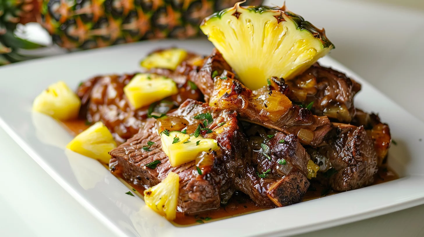 Tender Pineapple Lamb In A Slow Cooker