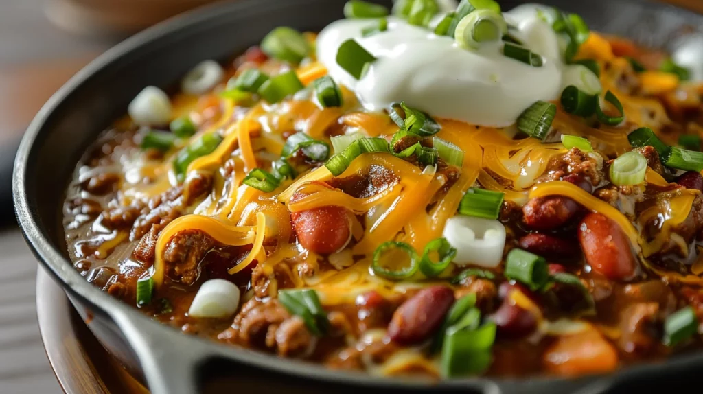 Venison Chili Skillet