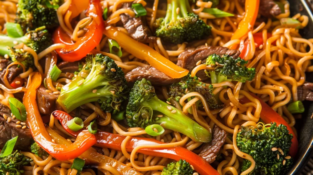 Venison Stir Fry Noodles