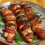 Air Fryer Bacon-Wrapped Chicken