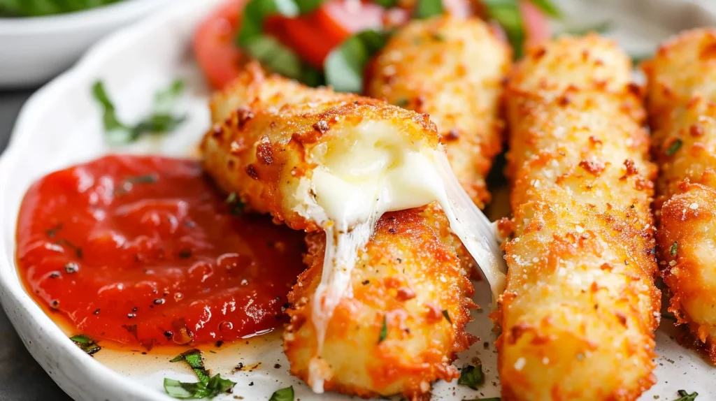 Air Fryer Mozzarella Sticks