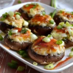 Air Fryer Stuffed Mushrooms