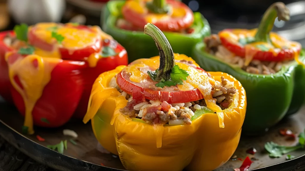 Air Fryer Stuffed Peppers