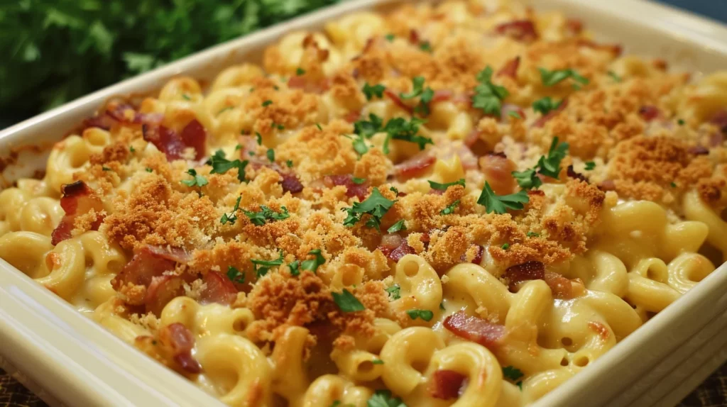 Bacon Mac & Cheese Casserole