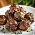 Baked Venison Meatballs