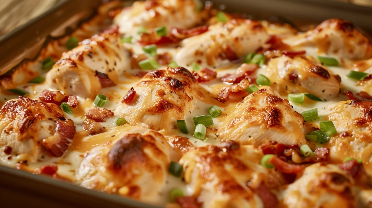 Cheddar & Bacon Chicken Casserole