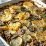 Cheesy Beef & Potato Casserole