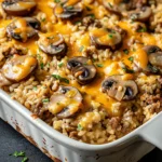 Cheesy Beef & Rice Casserole