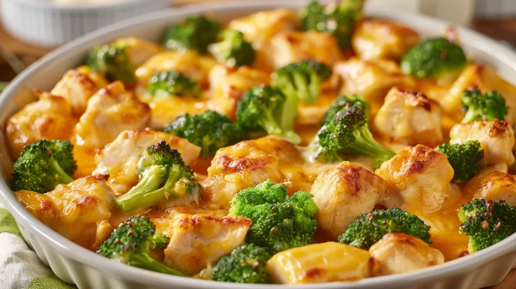Cheesy Broccoli Chicken Casserole
