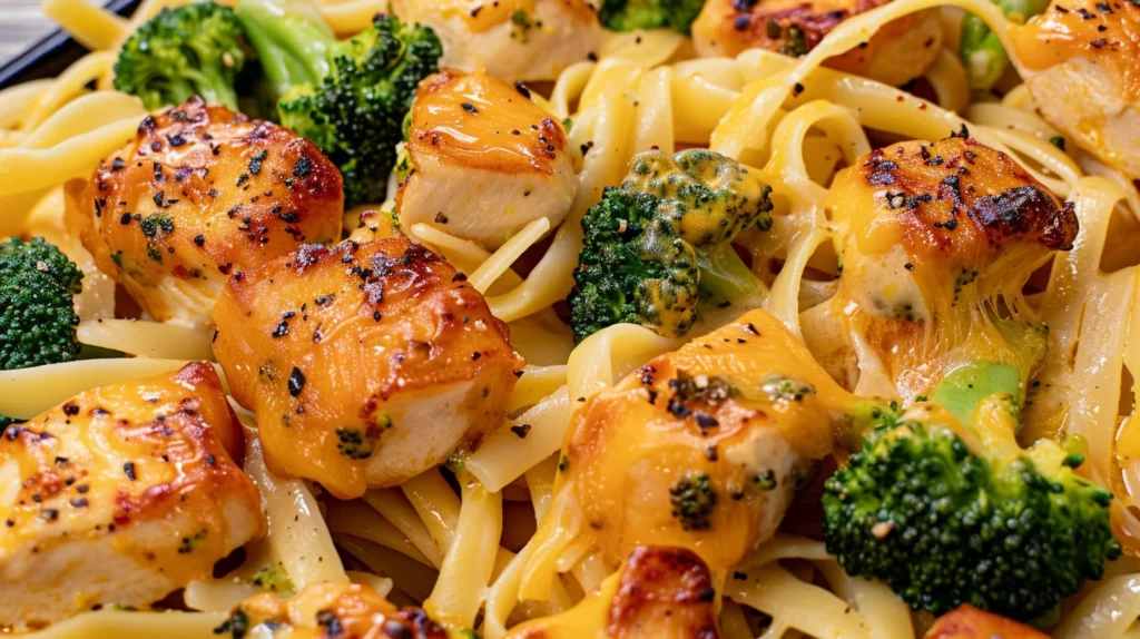 Cheesy Chicken Broccoli Pasta