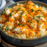 Cheesy Chicken & Rice Casserole