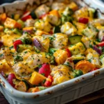 Cheesy Chicken & Veggie Bake