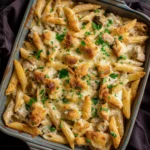 Chicken Alfredo Bake