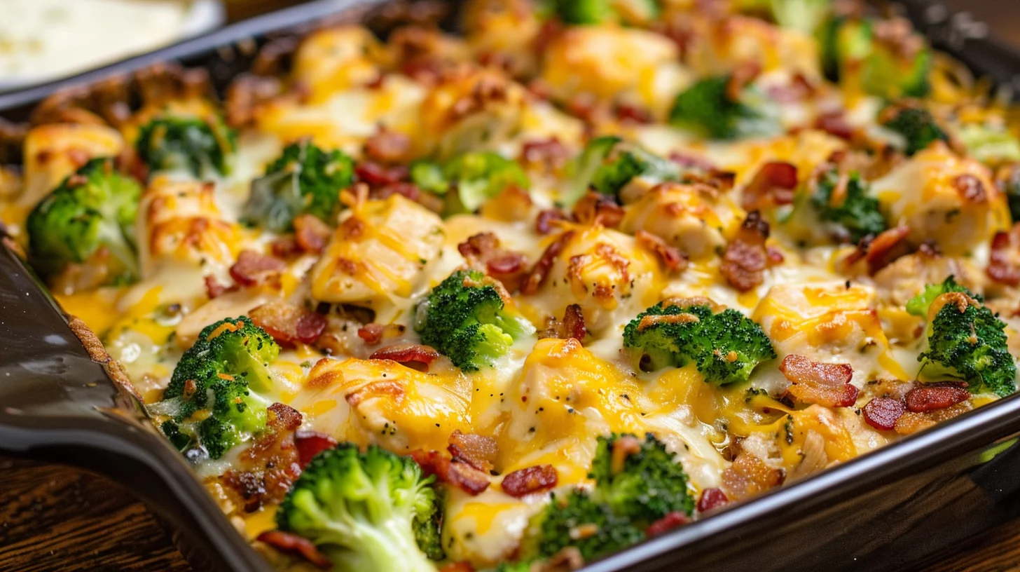 Chicken Bacon Ranch Casserole