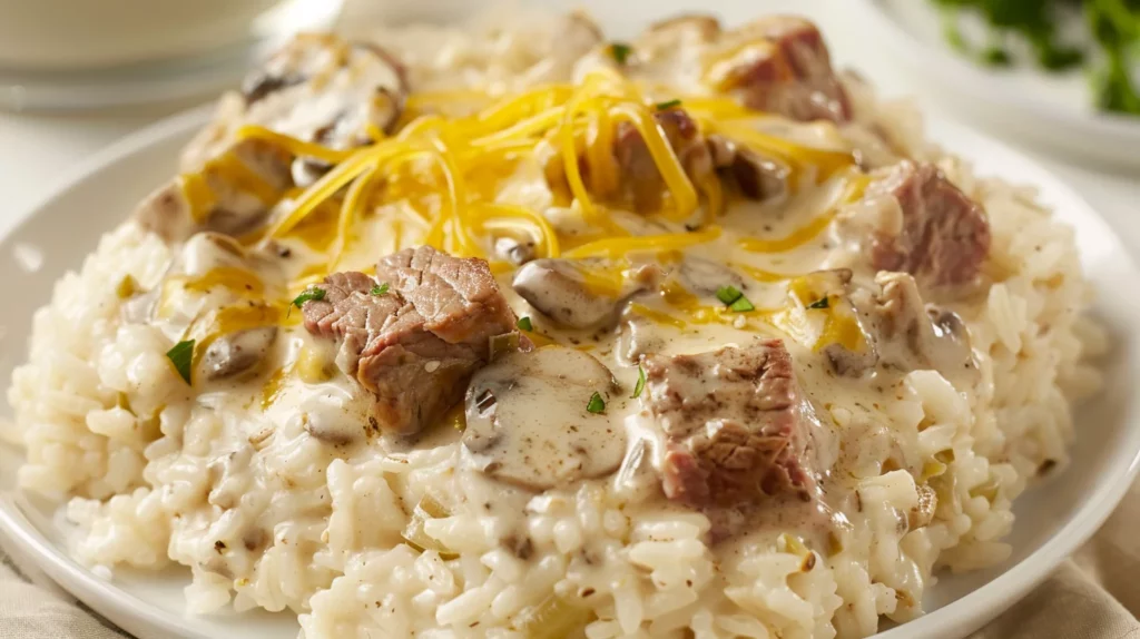 Creamy Chicken & Rice Bake
