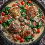 Creamy Garlic Chicken Skillet
