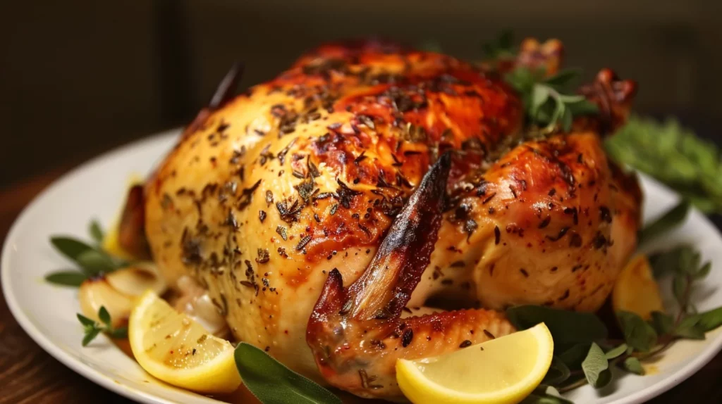 Garlic Herb Roasted Chicken
