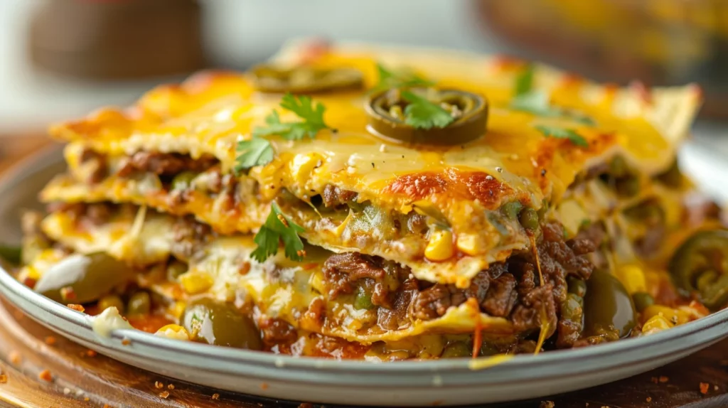 Green Chile Beef Casserole
