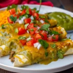 Green Chile Beef Enchiladas