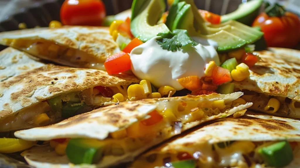 Green Chile Cheese Quesadillas