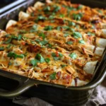 Green Chile Chicken Enchilada Casserole