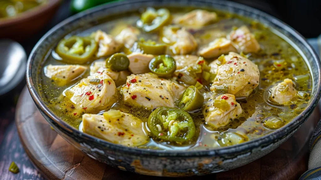 Green Chile Chicken Soup