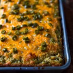 Green Chile Cornbread Casserole