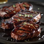Honey Glazed Venison Steaks