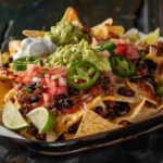 Loaded Beef & Cheese Nachos