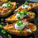 Loaded Chicken Potato Skins