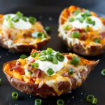 Loaded Sweet Potato Skins